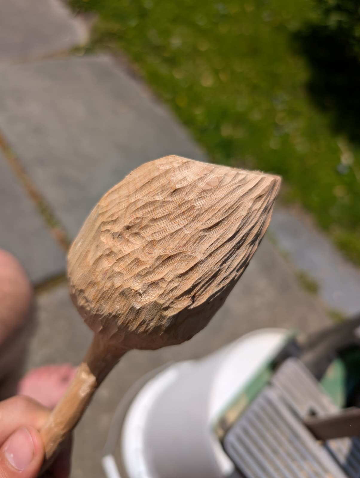 Ladle in progress
