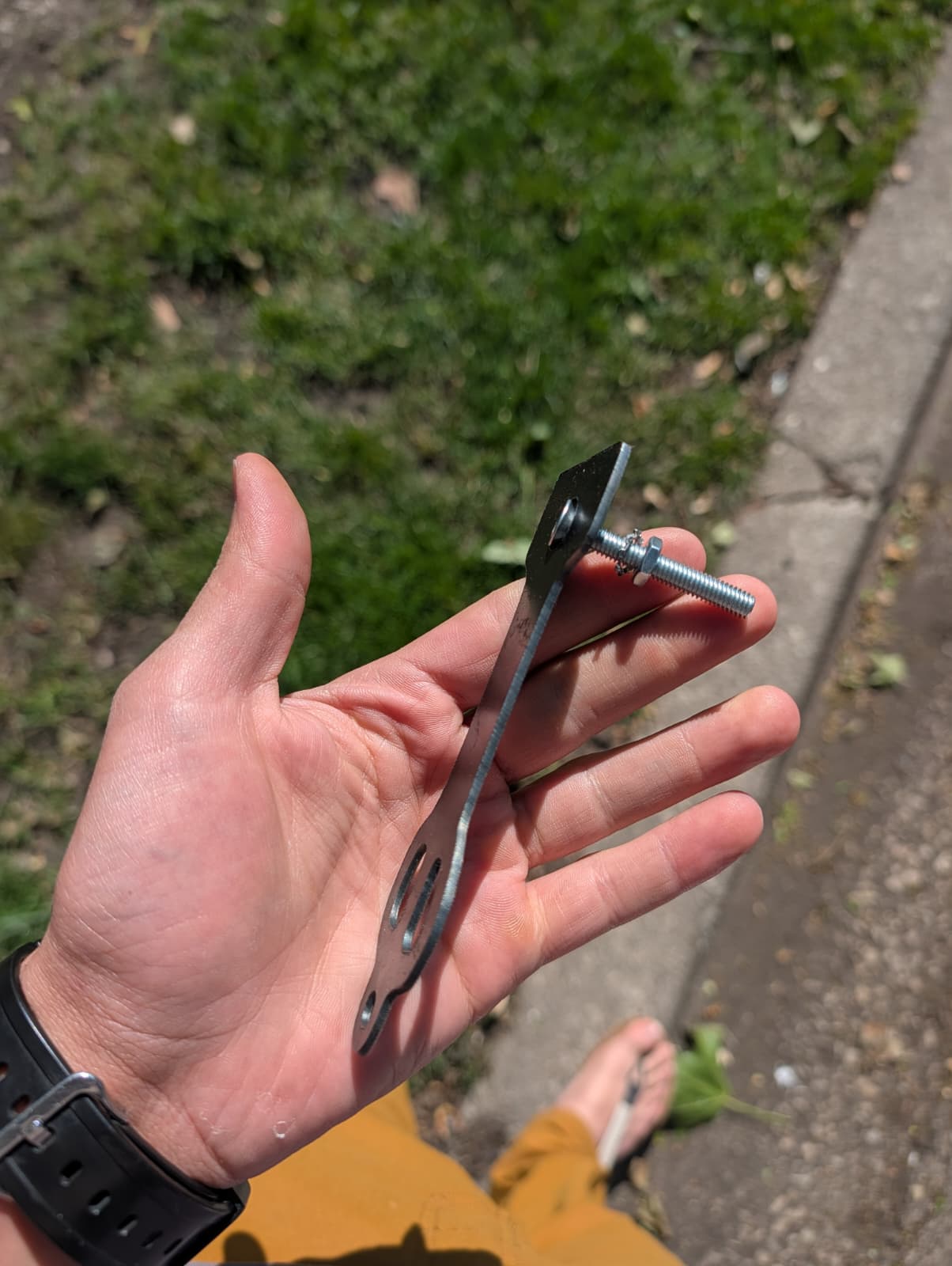 In hand view